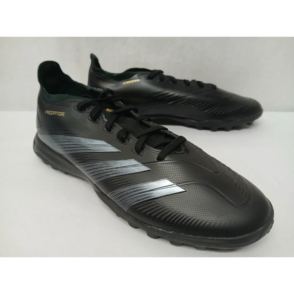 Adidas Men's  Predator 24 League‎ Turf Soccer Cleats IF6377 Black Carbon Sz 9.5